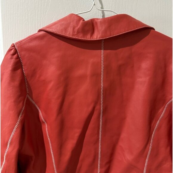 Wilson's Leather 100% leather notch collar jacket - Picture 8 of 10